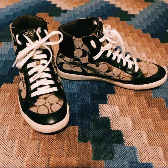Barely worn, Coach high-top sneakers