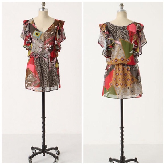 Anthropologie Other - Anthropologie Pinkerton Sea Geometry Cover Up