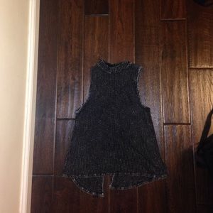 Altard State black/grey Turtleneck Tank