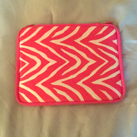 Macbeth Pink Zebra Print iPad Pro Case with Pocket - Picture 1 of 4