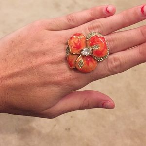 Juicy couture flower ring