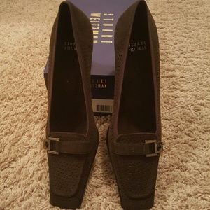 Stuart Weitzman ultrasuede Brown pumps