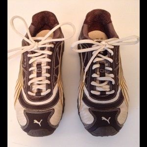 Cute brown and tan trainers