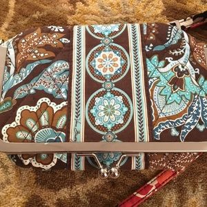 gently used Vera Bradley makeup bag
