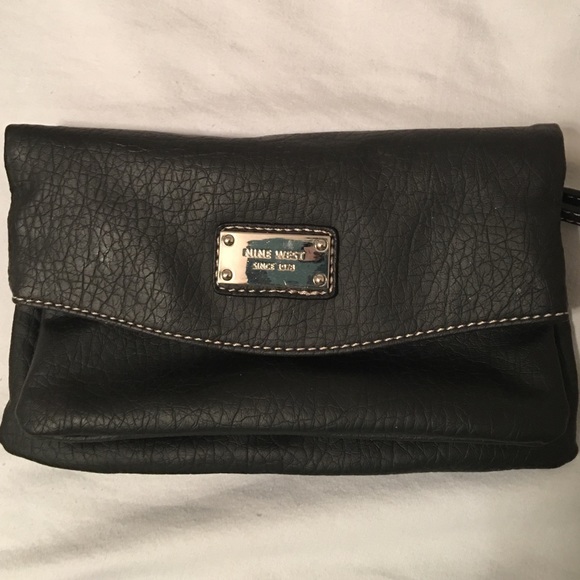Nine West -soft faux leather Clutch & Wristlet
