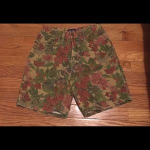 80s Gap High Waist Floral Shorts