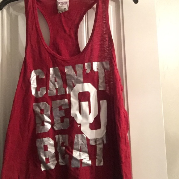 PINK- racer back tank for OU
