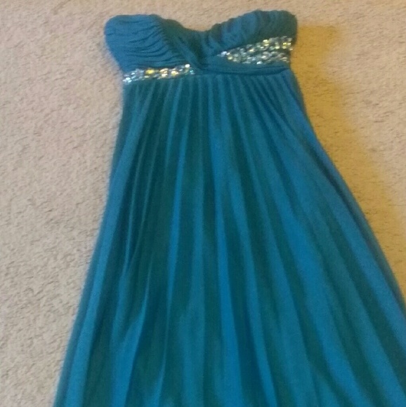 Teal dress