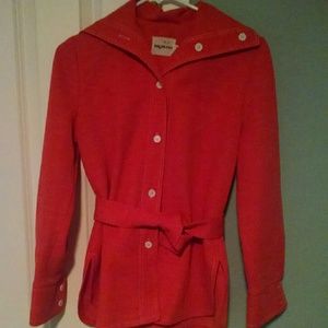Belted Coral Jacket