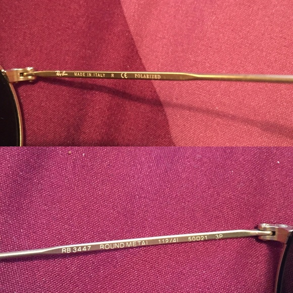 Ray-ban Round Metal Polarized Sunglasses - Picture 2 of 4