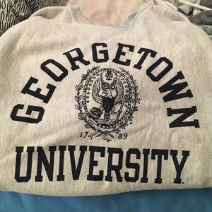 Georgetown university sweatshirt