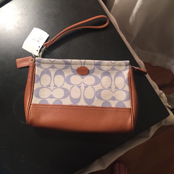 Coach large wristlet