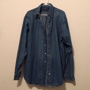Oversized Denim Shirt