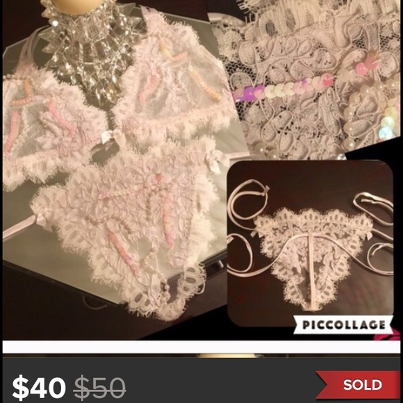 Frederick's of Hollywood Other - ❤️SOLD❤️Delicate❤️Boudiour❤️Bra & G-String Se