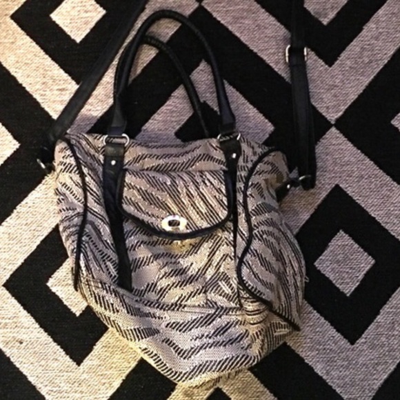 Zebra print bag