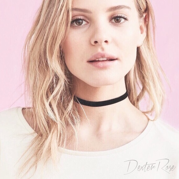 "Ezra" Black Velvet Choker Necklace