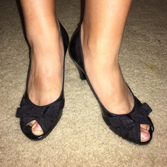 Antonio Melani black heels size 6 - Picture 2 of 3