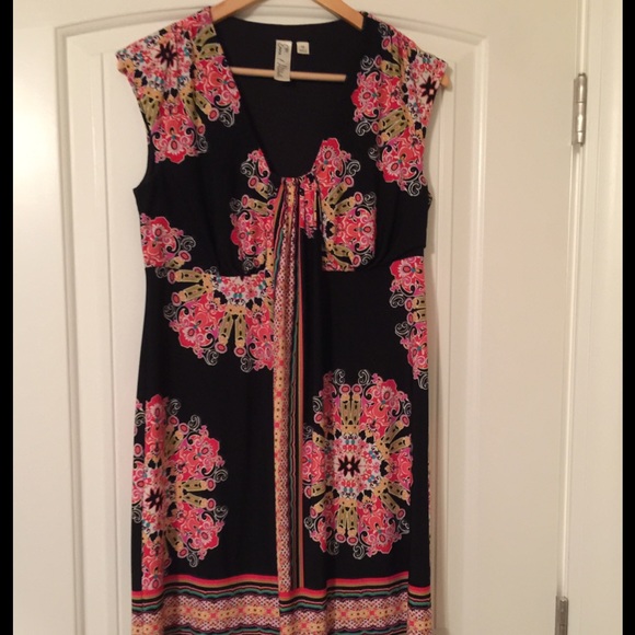 Cute floral jersey dress