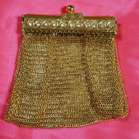 Vintage 20s Gold Germany Mesh Coin Purse