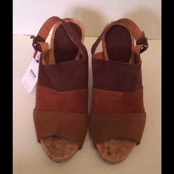 Free People + MTNG Paradise Patchwork Block Heels - Picture 3 of 3