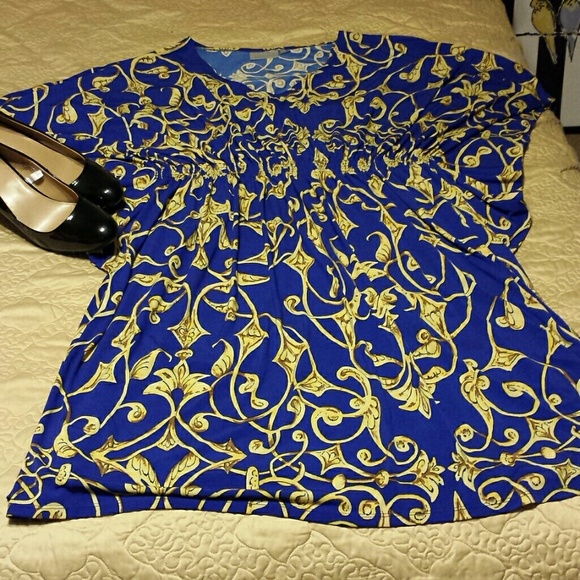 Avenue Dresses & Skirts - Blue and yellow dress