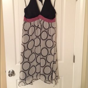 Flowy halter dress- worn once