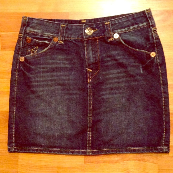 True Religion denim skirt