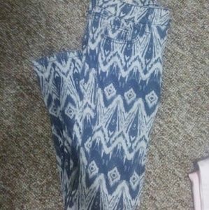 Tribal Print Skinny jeans