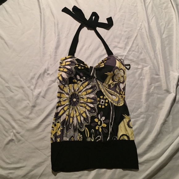 Fancy Patterned Halter Top - image 1