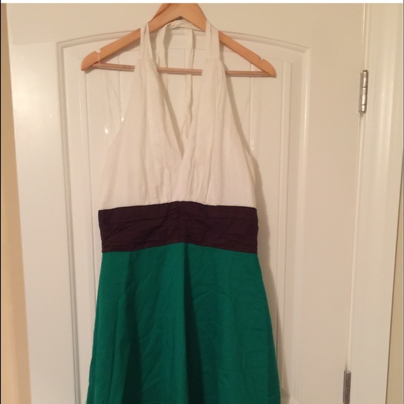 Summer cotton halter dress