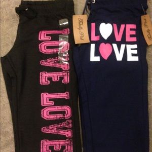 NWT Sz: S 2 Pairs Sweatpants.