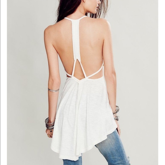 Sold out Free People sexy cutout back tank