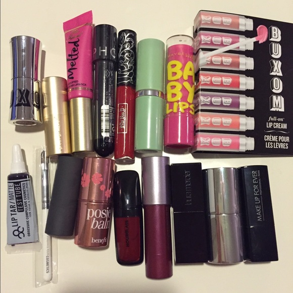 NWT Lips Set make up forever BITE Benefit Buxom - Picture 1 of 4