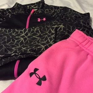 Matching Under Armour Suit
