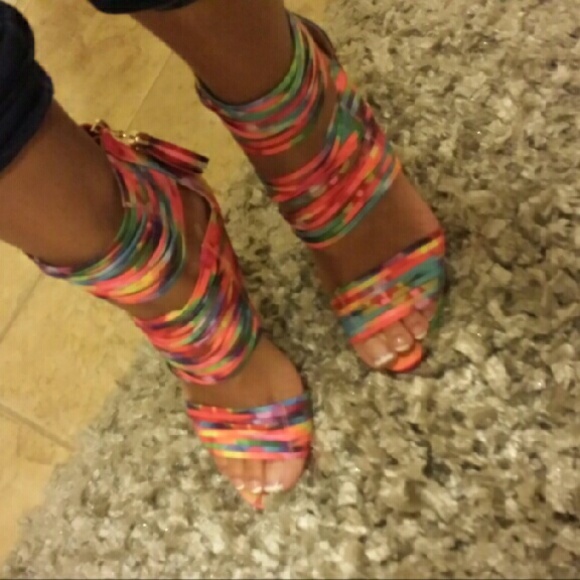 Liliana Brand Rainbow Sandals/Heels
