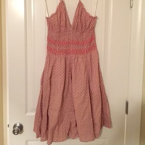 Cotton summer halter dress