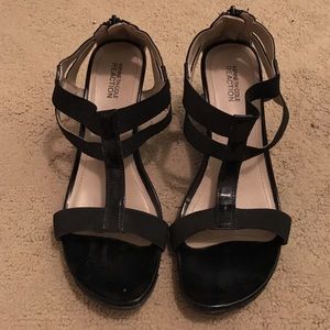 Kenneth cole reaction black wedges