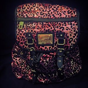 Authentic Juicy Couture P&B Cheetah Backpack