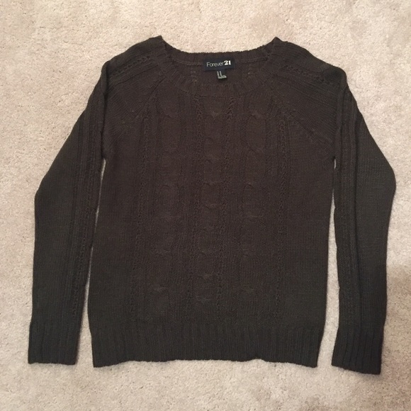 Forever 21 Cable Knit Sweater