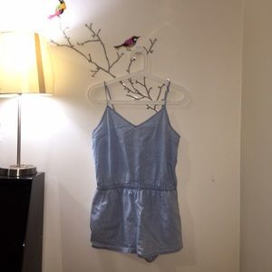 Denim romper