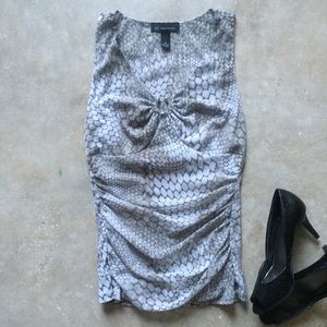 INC Sleeveless Mesh Top