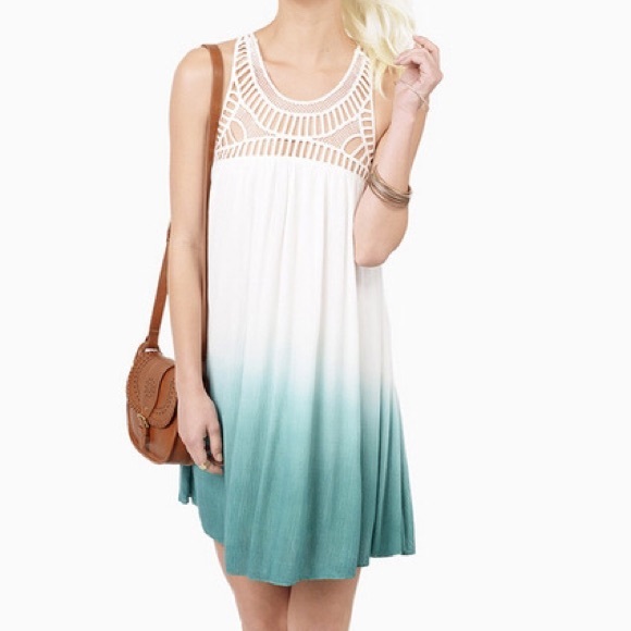 Ombré shift dress