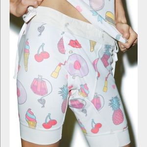 Wildfox brand new with tags girly print shorts