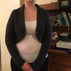 Grey cardigan