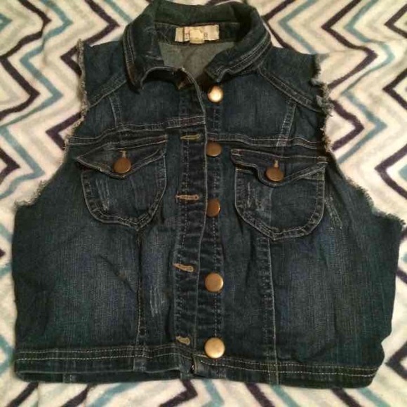 Forever 21 denim vest