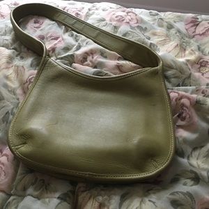 Lime green Coach bag