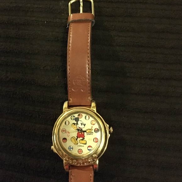 Vintage Mickey Mouse musical watch