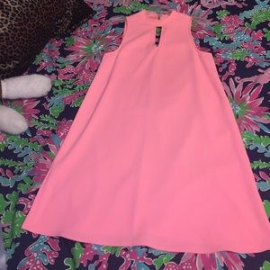 Everly high neck shift dress