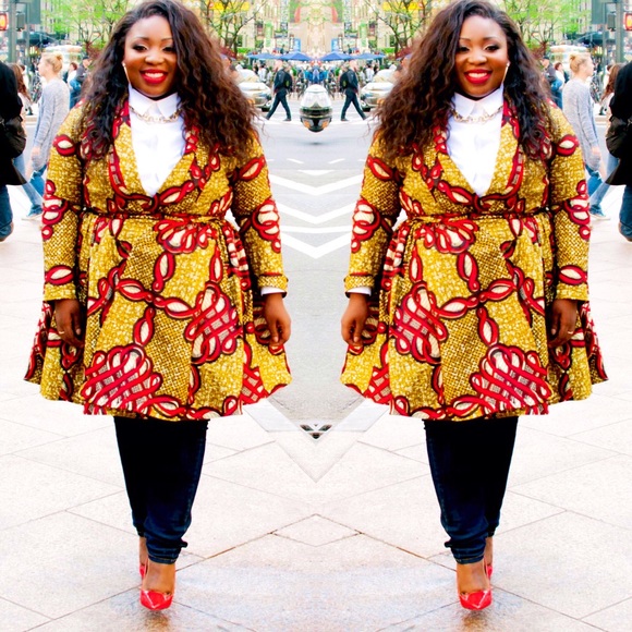 Ankara dress jacket