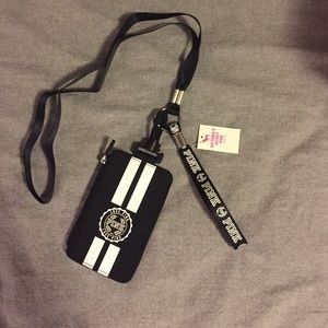 PINK (Victoria's Secret) Lanyard w/ coin purse